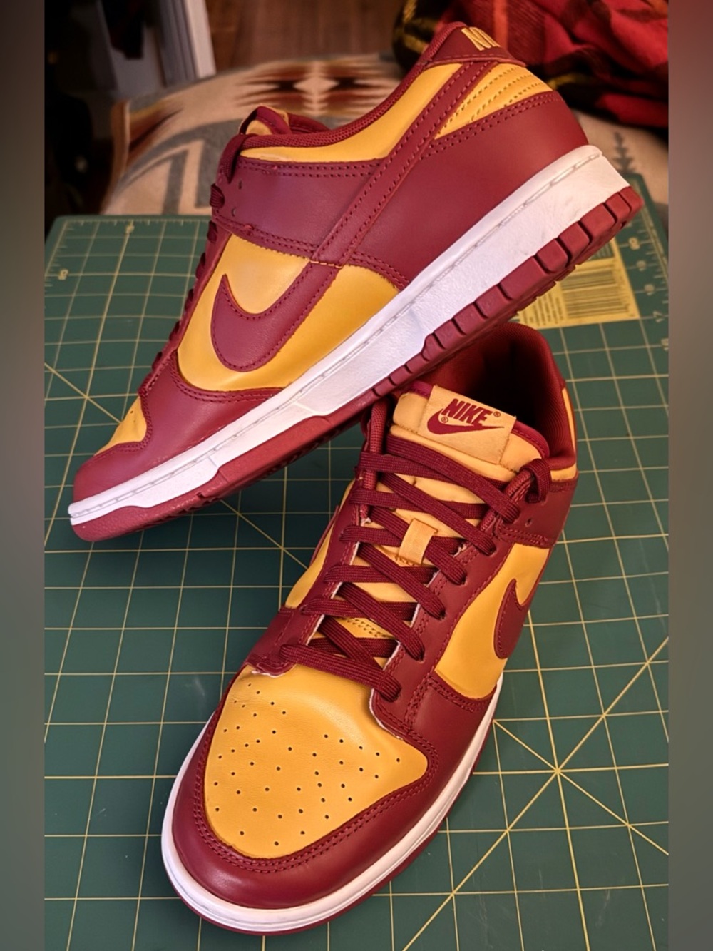 Nike Dunk Low Men's Size 10.5 Retro Midas Gold Sneakers DD1391-701